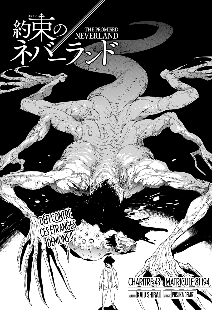 The Promised Neverland: Chapter chapitre-43 - Page 3