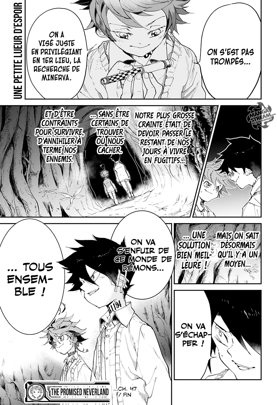 The Promised Neverland: Chapter chapitre-47 - Page 20