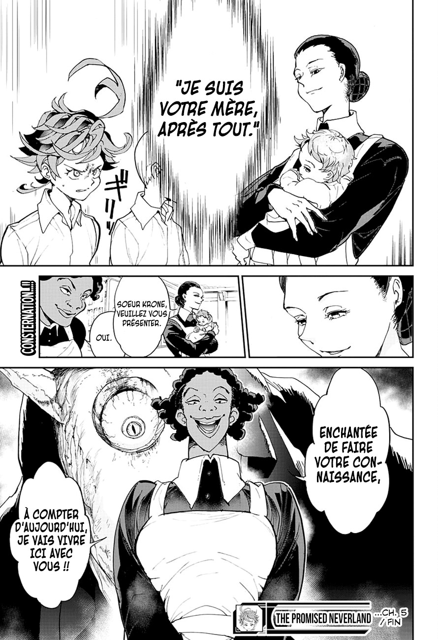 The Promised Neverland: Chapter chapitre-5 - Page 19