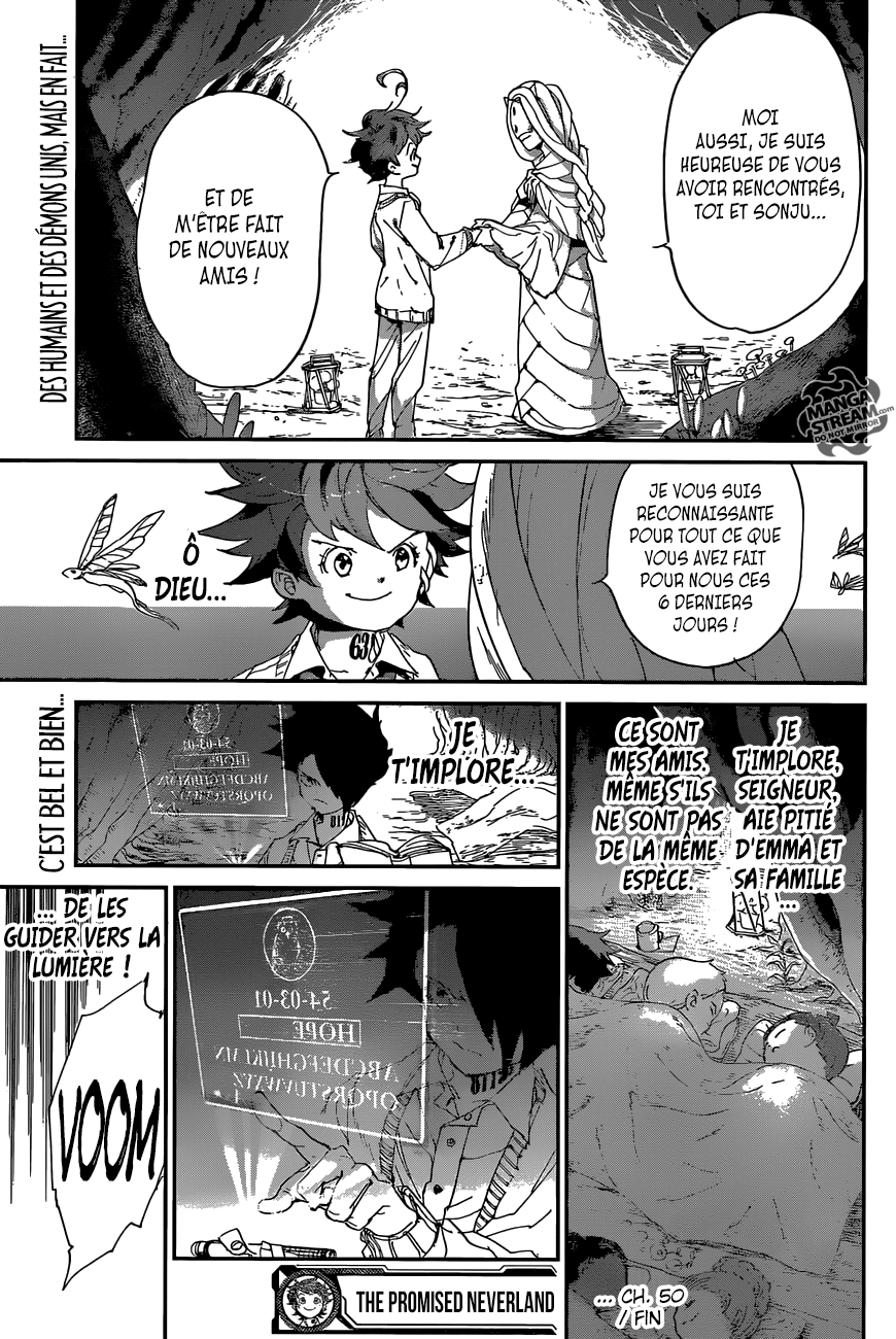 The Promised Neverland: Chapter chapitre-50 - Page 19