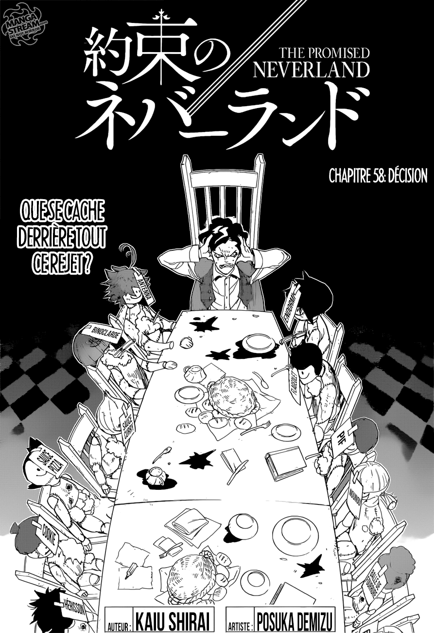 The Promised Neverland: Chapter chapitre-58 - Page 3