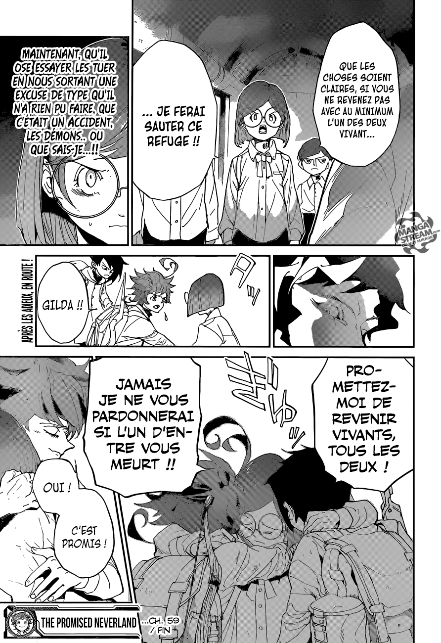 The Promised Neverland: Chapter chapitre-59 - Page 19