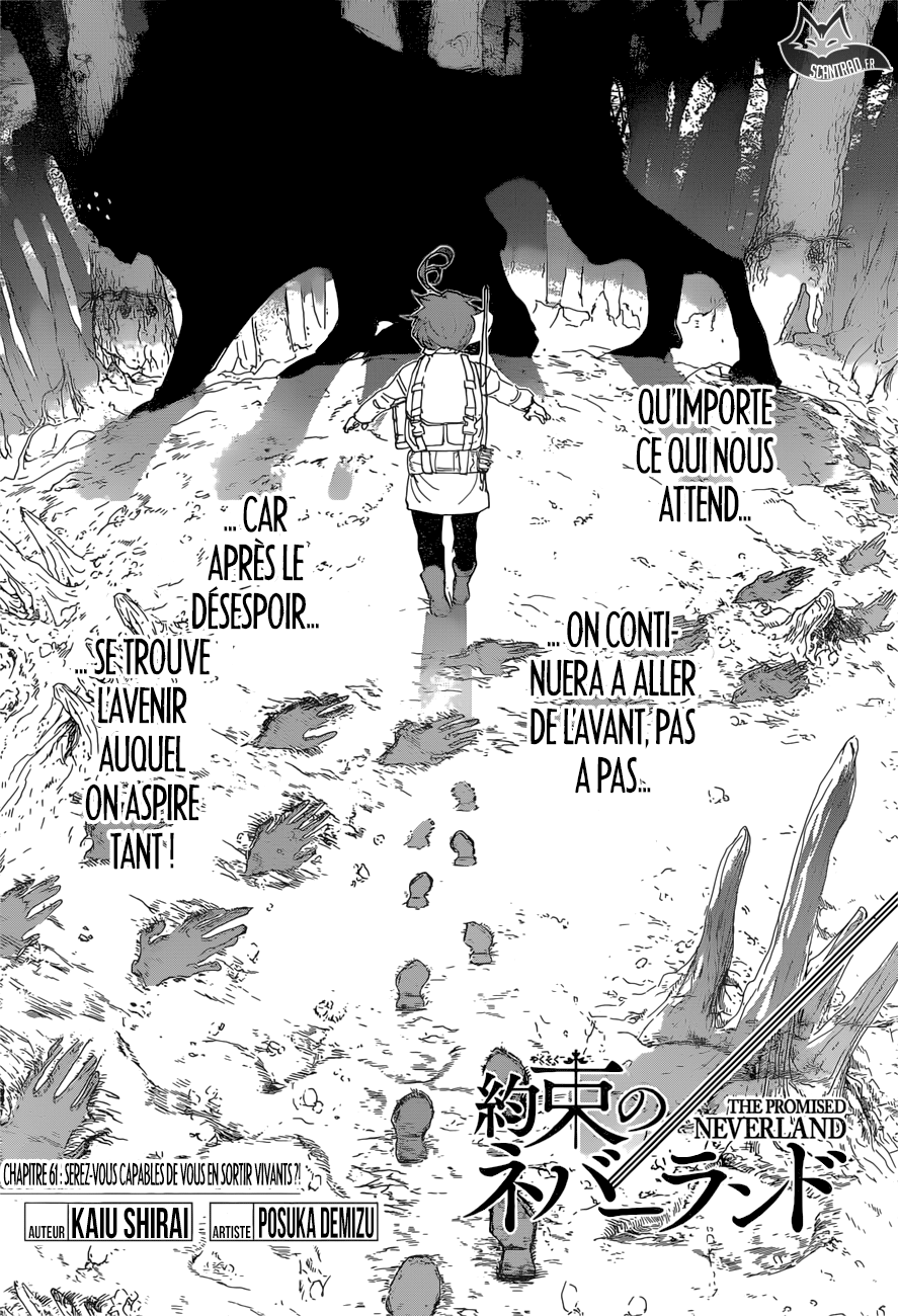 The Promised Neverland: Chapter chapitre-61 - Page 1