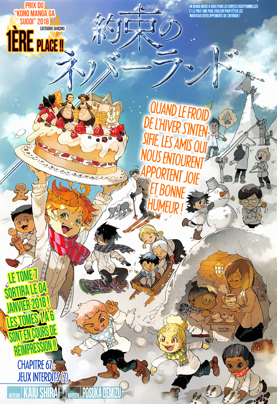The Promised Neverland: Chapter chapitre-67 - Page 1