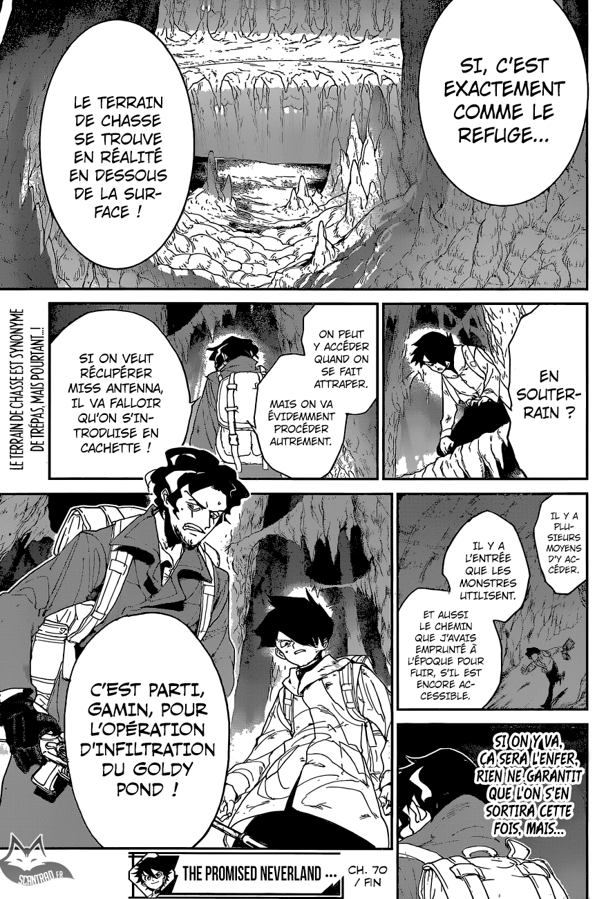 The Promised Neverland: Chapter chapitre-70 - Page 19