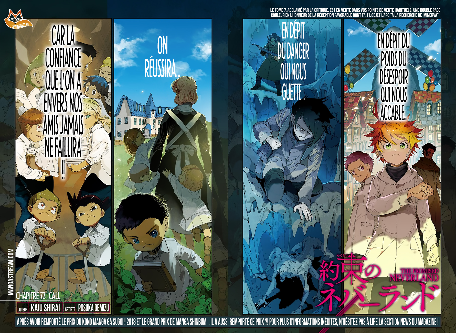The Promised Neverland: Chapter chapitre-72 - Page 3