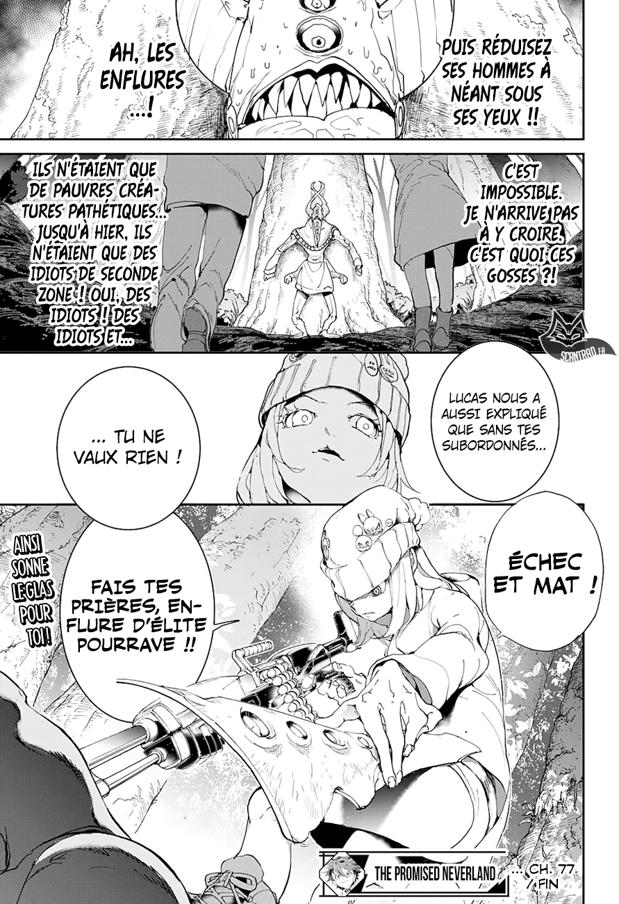 The Promised Neverland: Chapter chapitre-77 - Page 19