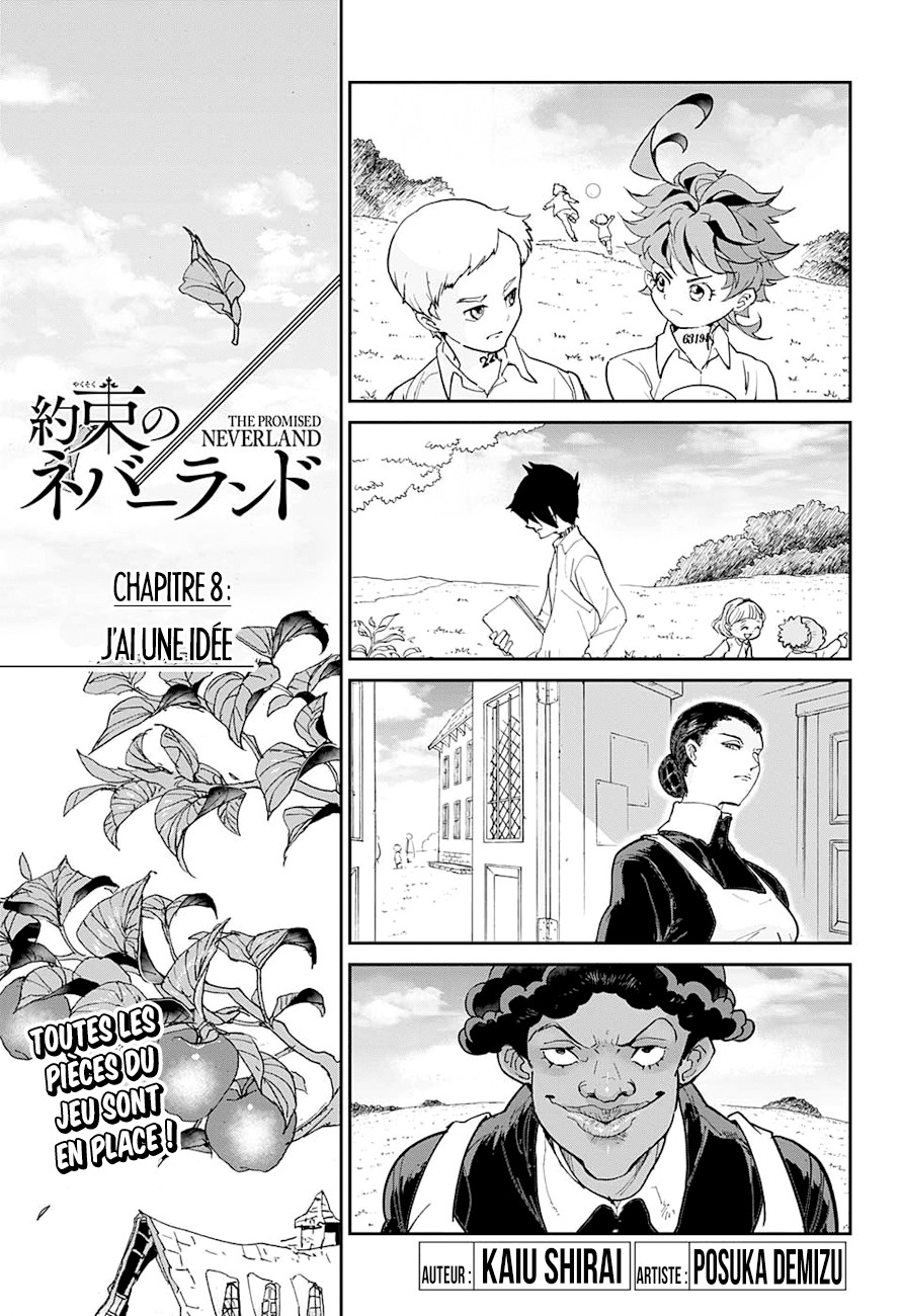 The Promised Neverland: Chapter chapitre-8 - Page 3