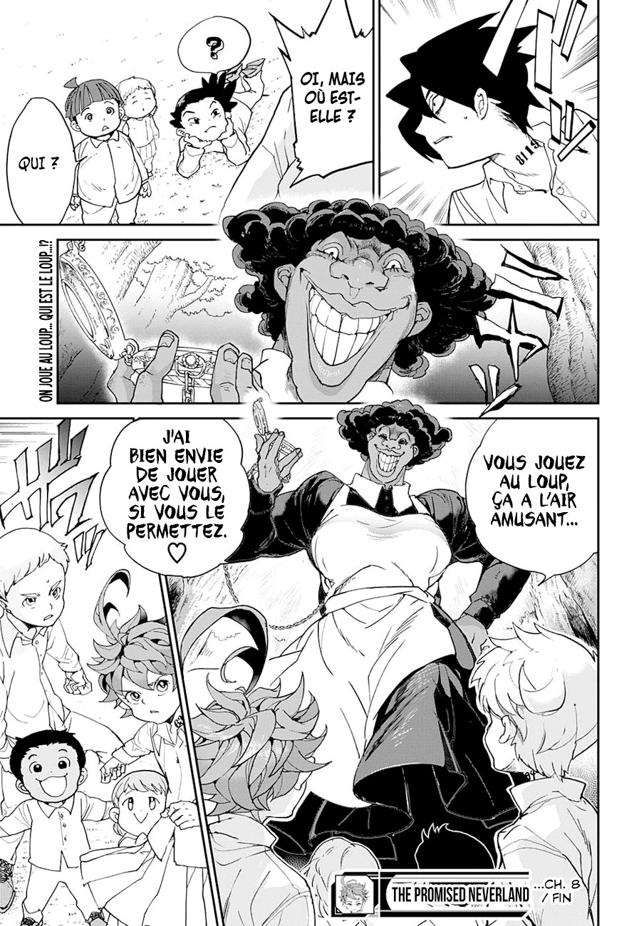 The Promised Neverland: Chapter chapitre-8 - Page 18