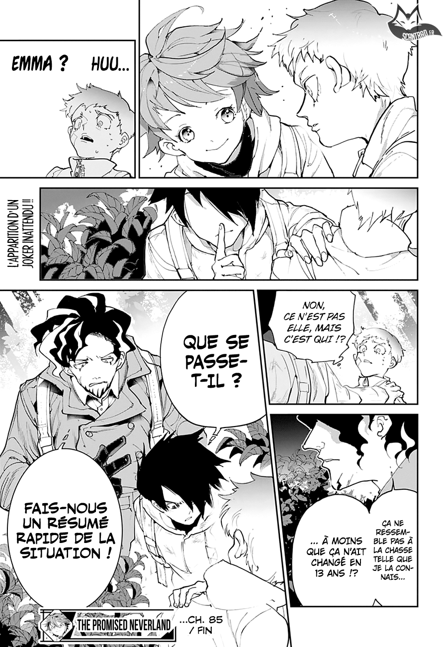 The Promised Neverland: Chapter chapitre-85 - Page 18