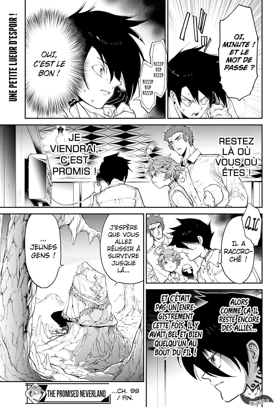 The Promised Neverland: Chapter chapitre-98 - Page 21